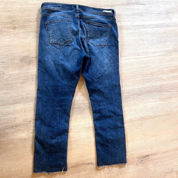 Pilcro & the Letterpress Slim Straight 32 jeans Sequins Embroidery Boho Distress - Picture 6 of 13